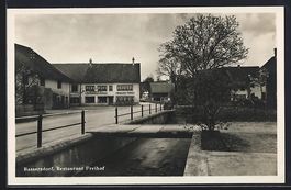 Bassersdorf, Restaurant Freihof mit Stra