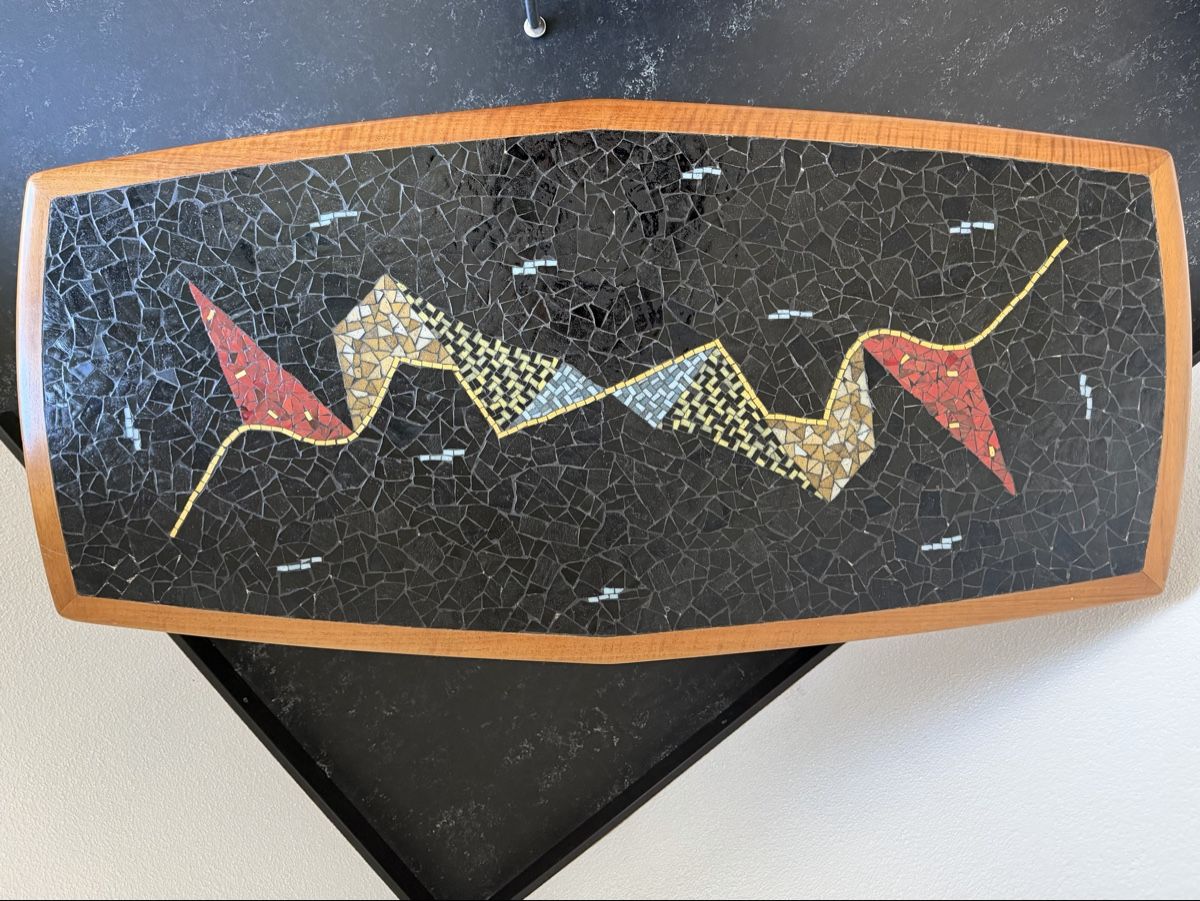Tavoli: Mid-century Couchtisch Mosaik/Schweizerfabrikat – Usato da Steckborn venduto da Sar12 1