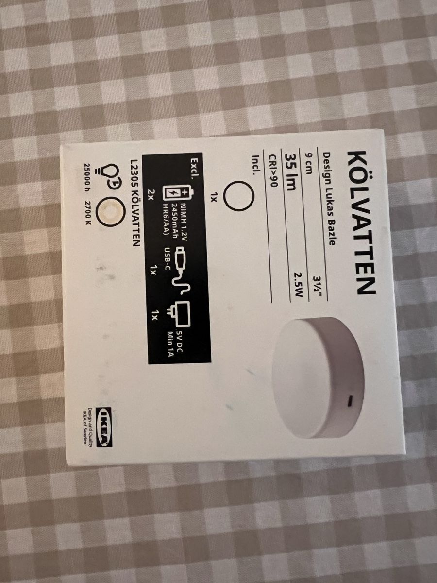 Ikea Lampade: IKEA KÖLVATTEN Lampe – Nuovo (secondo la descrizione) da Bern venduto da mat_9mnr