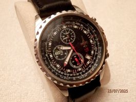 F-5E Tiger II, Kampfjetuhr, Quartz, Datum, Chronograph, 46mm