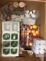 Tischdeko Set Glaslichter LED Kerzen