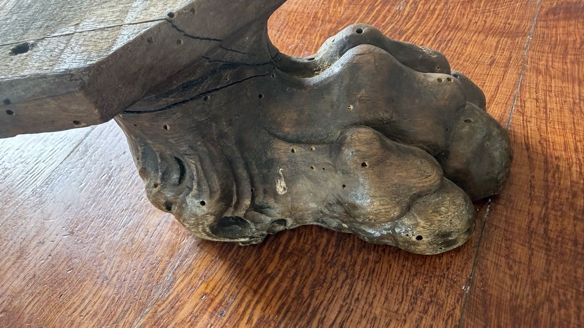 Articoli in legno: Löwentatze Holz geschnitzt antik Möbelfuss – Usato da Riedholz venduto da Frettchen63 8