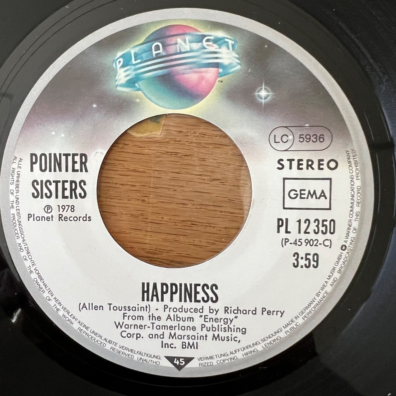 Dischi in vinile: Pointer Sister - Happiness / 1. D-Press. 1979 - Very nice – Usato da Gais venduto da soundcave57 2