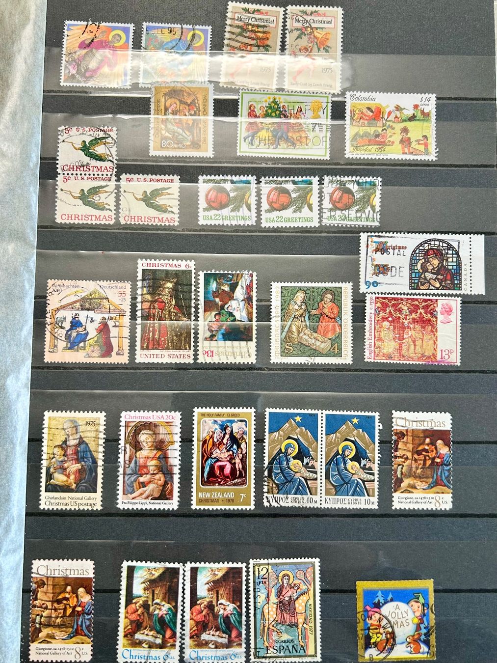 Alle Briefmarken: Album mit schönen "Weihnachtsmarken" – Gebraucht aus Braunau von Duczelli 6