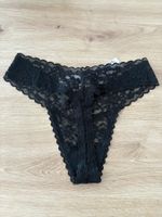 Schwarz Spitzentanga Gr. S Victoria Secret-neu