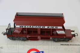 Weiacher Kies, Kieswagen/Schüttgutwagen, Ho, AC, Liliput,neu