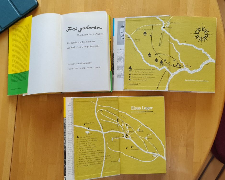 Livres: Frei geboren / Die Löwin Elsa + ihre Junge / Für immer frei – D'occasion à Sempach Station par Semion 3