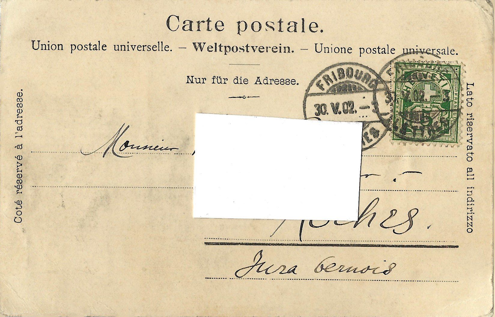 Cartoline postali: Fribourg - Pont du Gotteron – Usato da Bütschwil venduto da Jackson1A 1