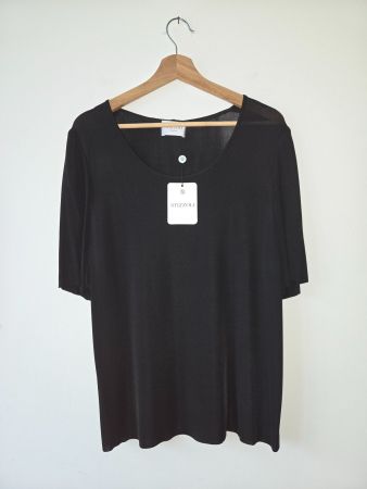 STIZZOLI Viskose-Top, Schwarz, XXL, Neu mit Etikett