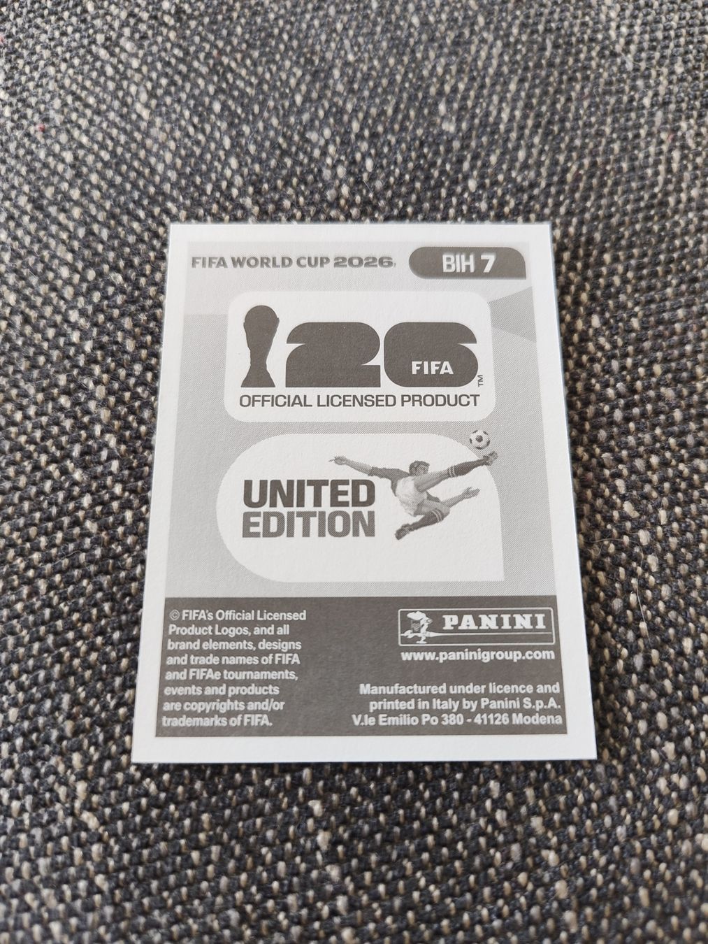 Panini Carte collezionabili: Panini 2026 Wm Bih 7 – Nuovo (secondo la descrizione) da Lieli venduto da Maholo 1