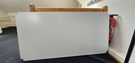 USM Haller Tisch, Kunstharz Perlgrau, 150x75cm