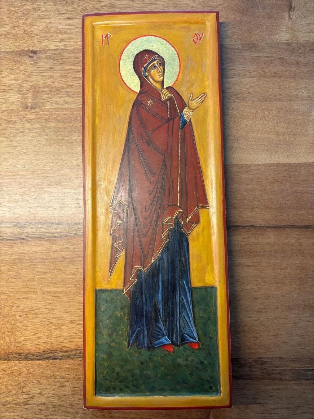Gemälde: Gottesmutter gemalt auf Linde – Gebraucht aus Sursee von FairSeller85 1