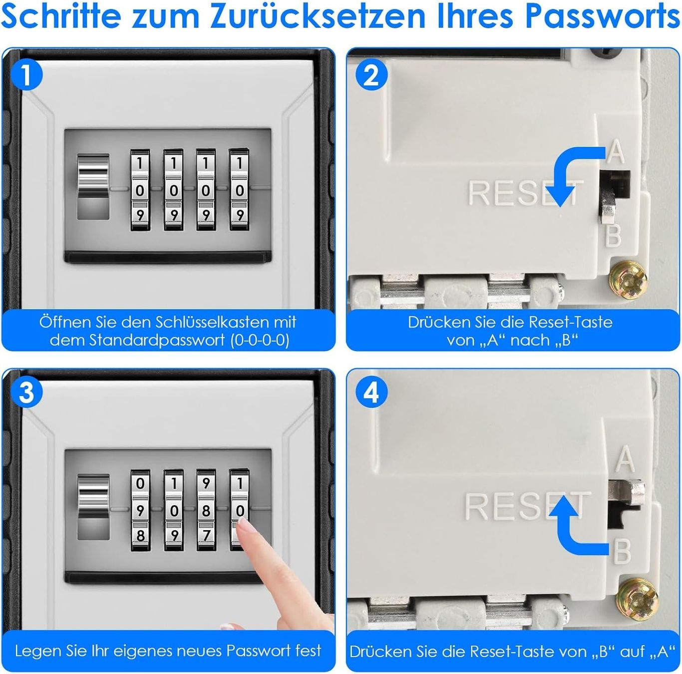 Coffre-fort: Schlüsseltresor mit Zahlencode – Neuf avec emballage d'origine à Geneve par Titi2008 8