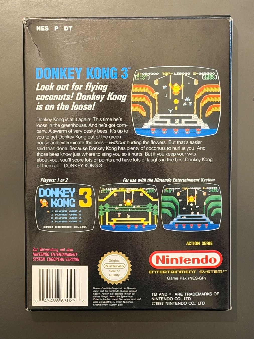 Nintendo Jeux: Donkey Kong 3 - inkl. Originalverpackung – D'occasion à Zürich par Master202 7