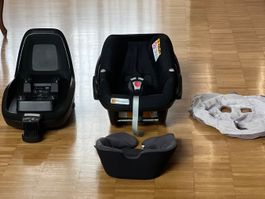 Wie neu Maxi-Cosi Pebble Plus + Bezug + ISOFIX