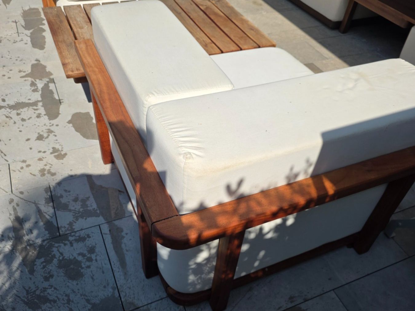 Westwing Sofas: Ensemble de canapé et table extérieur modulable – D'occasion à Vésenaz par tim_7xkk 2