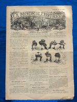 La Mode Illustrée 1889 Antike Kleidung Design Kostüm