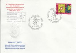 1971 81. Delegiertenversammlung Schweiz. Philatelisten Basel