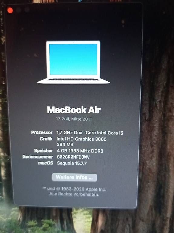 Notebook: MacBook Air 2011 13 Zoll – Usato da Uzwil venduto da abb_g2sx 1