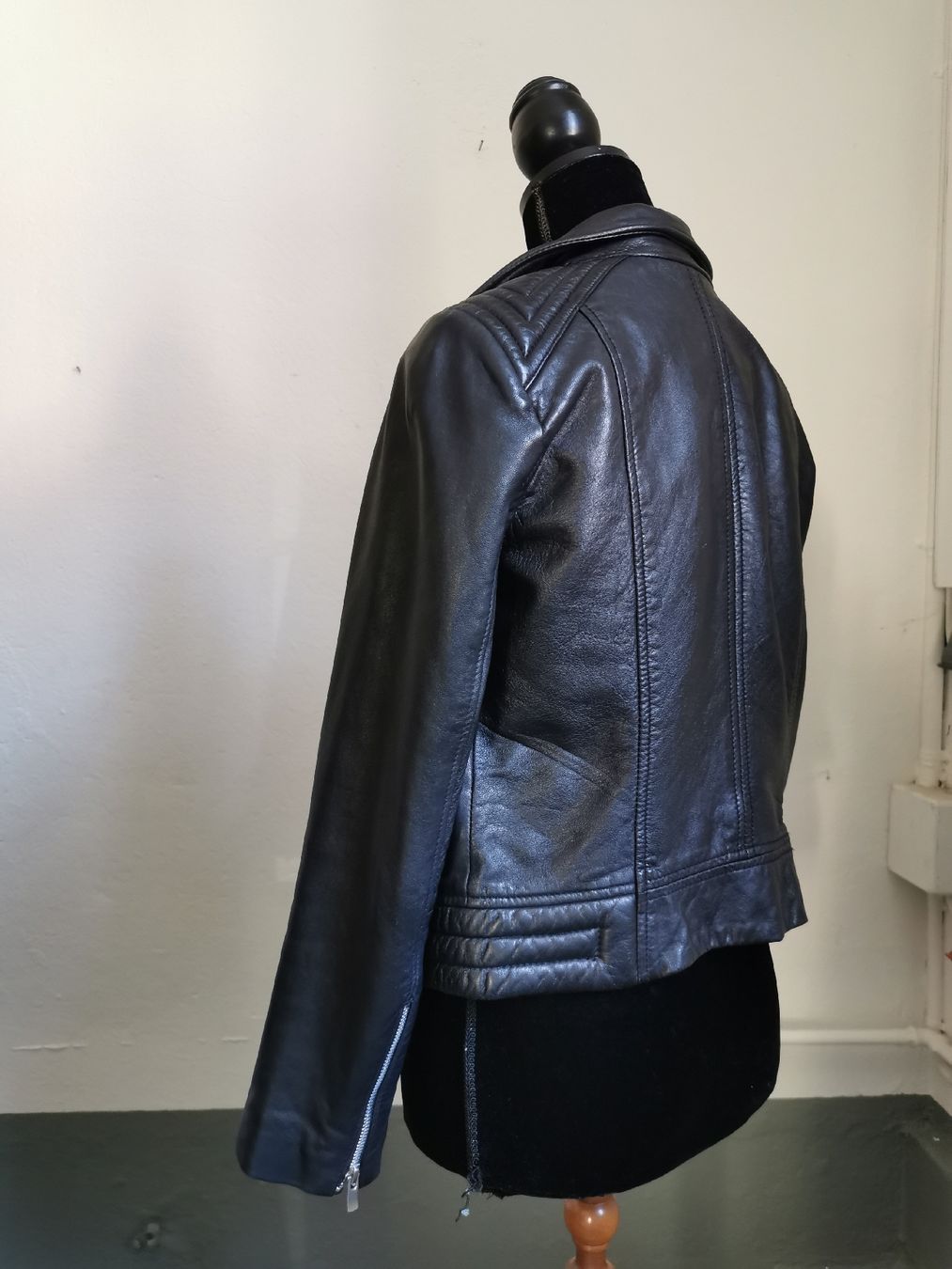 Giacche: Superschöne Lederjacke S Cortefiel Bikerjacke – Nuovo (secondo la descrizione) da Berneck venduto da inamoktal 6