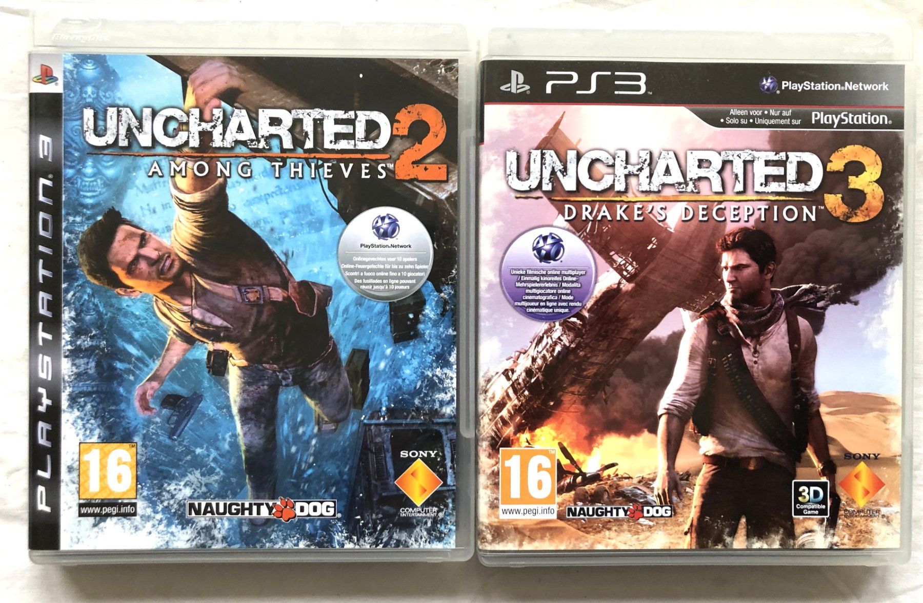 Giochi: UNCHARTED 2 + 3 - 2x PS3 Spiele – Usato da Schaffhausen venduto da durruti