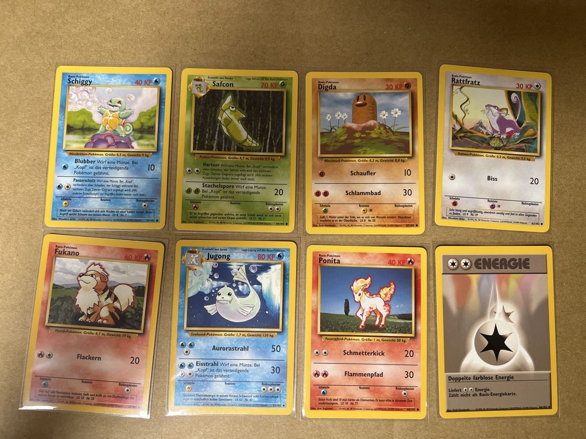 Pokémon Sammelbilder & Trading cards: Pokemon Karten Base Set – Neu (gemäss Beschreibung) aus Goldau von ecko08