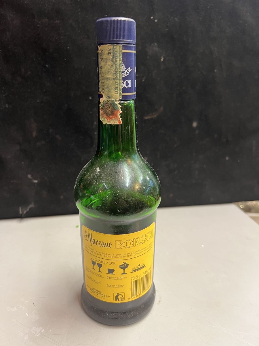 Bevande alcoliche: BORSCI ELISIR ANCIENNE BOUTEILLE ENTAMÉE  – Usato da Genève venduto da Leboucheoreilles 5
