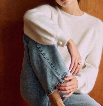 Sezane pull Louisa écru XS