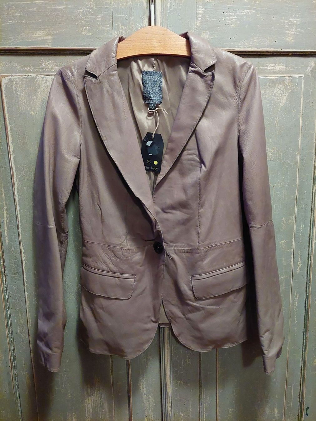 Vestes: Brogden - Lederjacke - beige - S – Neuf avec emballage d'origine à Besenbüren par teluride89