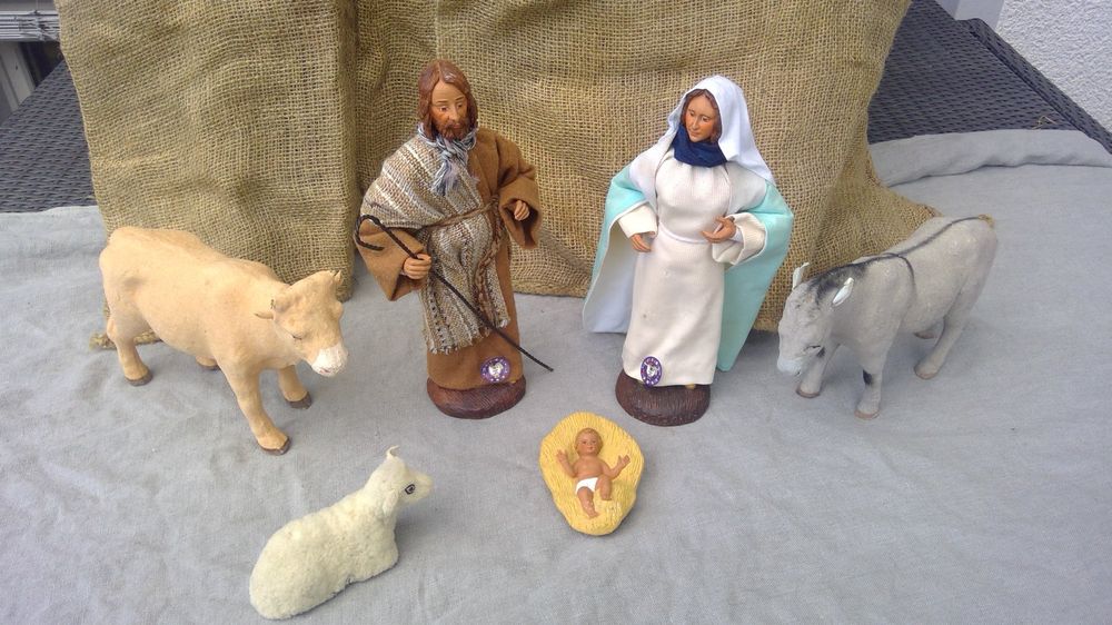 lots 16 Ancien santons de Provence taille de 22 a 31 cm + 10
