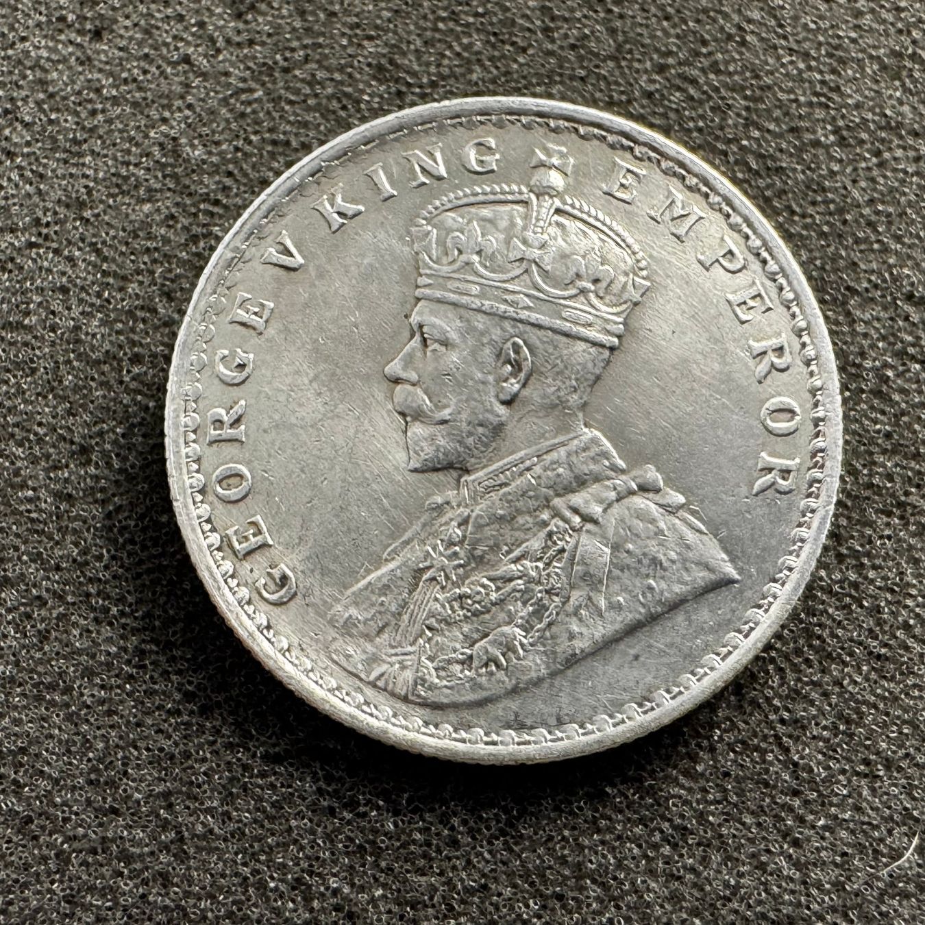 Toutes les monnaies: 1 Rupie Silber Britsch - Indien 1911 – D'occasion à Reitnau par tb-muenzen