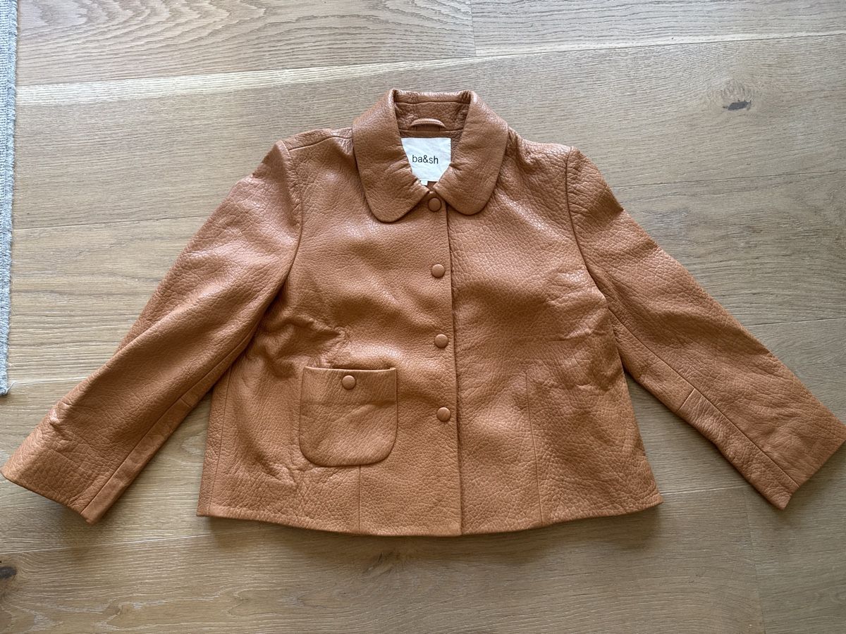 Ba&Sh Vestes: Lederjacke "Bilos" caramel - Wie Neu – Neuf (Voir description) à Uerikon par MarkBaumann 2