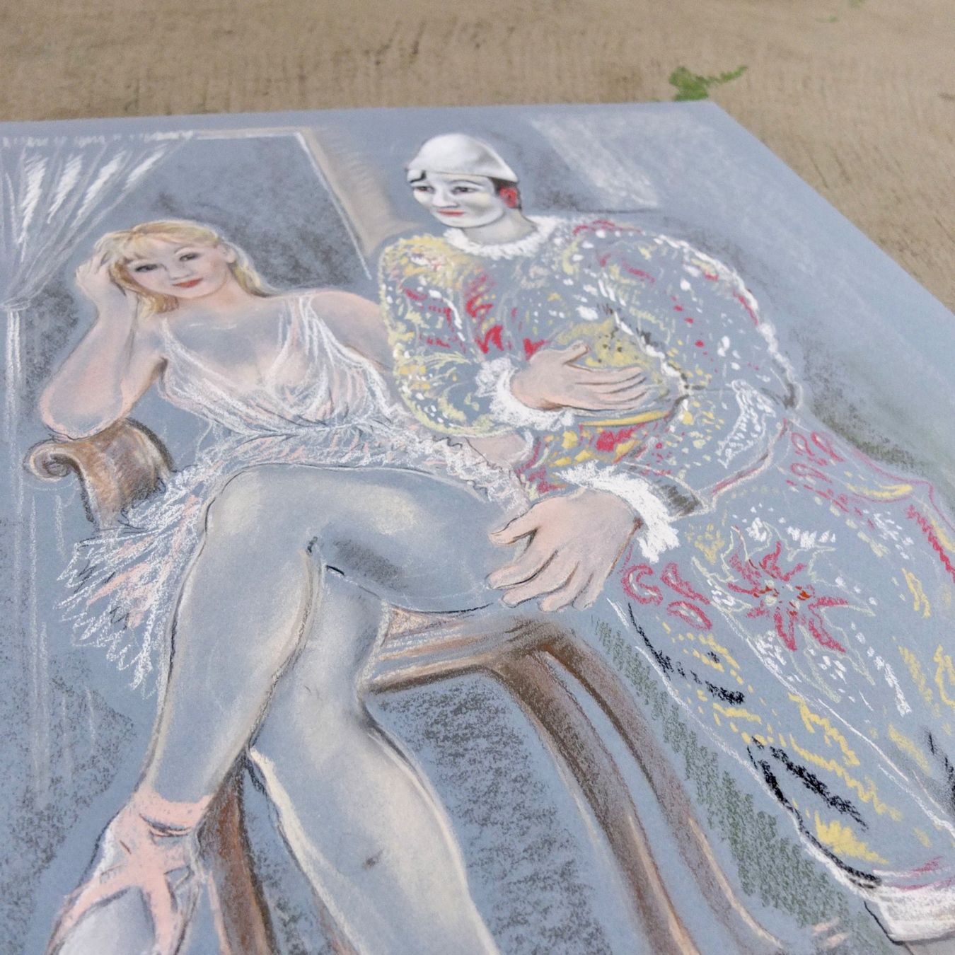 Dipinti: Simone Erni, Original-Pastell, 1999 – Usato da Basel venduto da Brocki-auf-dem-Wolf 3