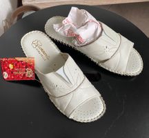 Nagelneue GLAMOURELLA Echtleder Pantoletten Gr. 37