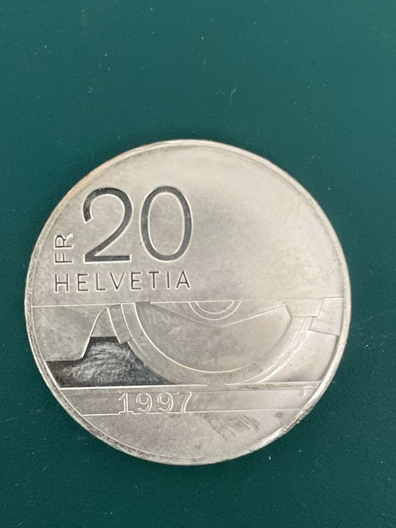 20 Fr. Gedenkmünze Helvetia 1997 | Kaufen Auf Ricardo