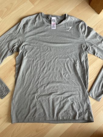 GYMSHARK Sport Shirt langarm, Grösse S