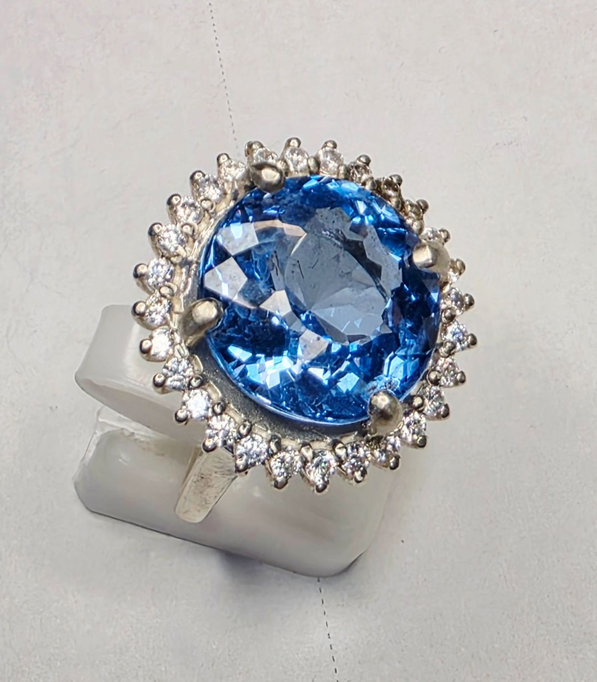Ringe: Blau Topas Silber Fingerring – Neu (gemäss Beschreibung) aus Zürich von benedikt12 1