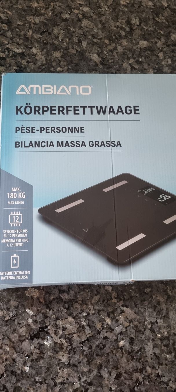 Bilance pesapersone: Ambiano Körperfettwaage - neu! – Nuovo (secondo la descrizione) da egliswil venduto da Maggy6 2