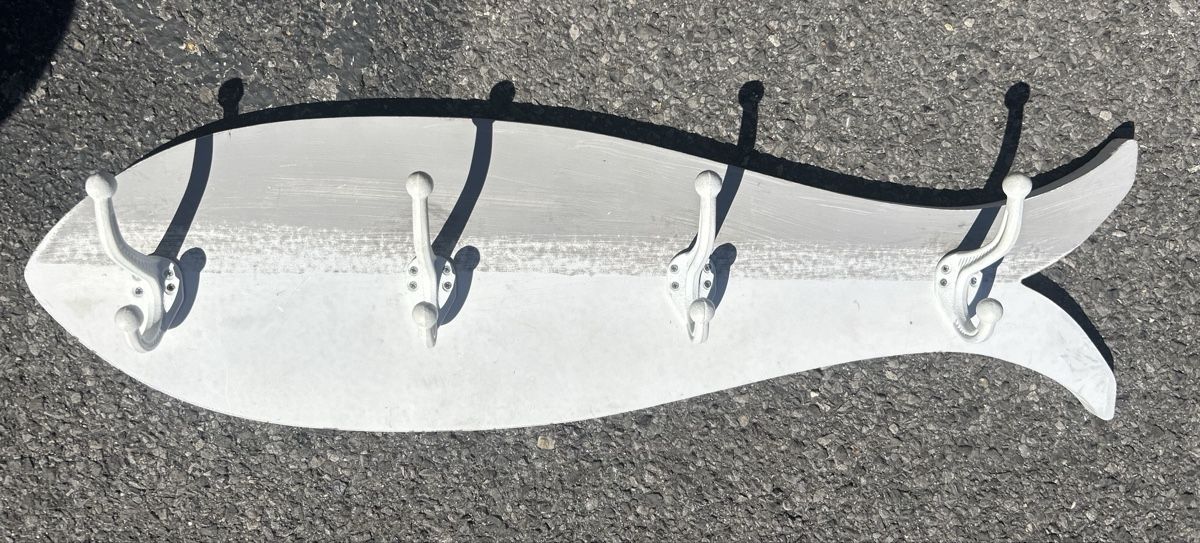 Tutte le decorazioni: Penderie Murale Originale en Forme de Poisson - Neuf! – Nuovo (secondo la descrizione) da St-Prex venduto da mar_f6t6