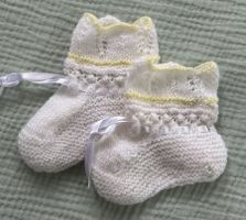 Handgemachte Baby Schuhe / Finken , 2-6 Monate