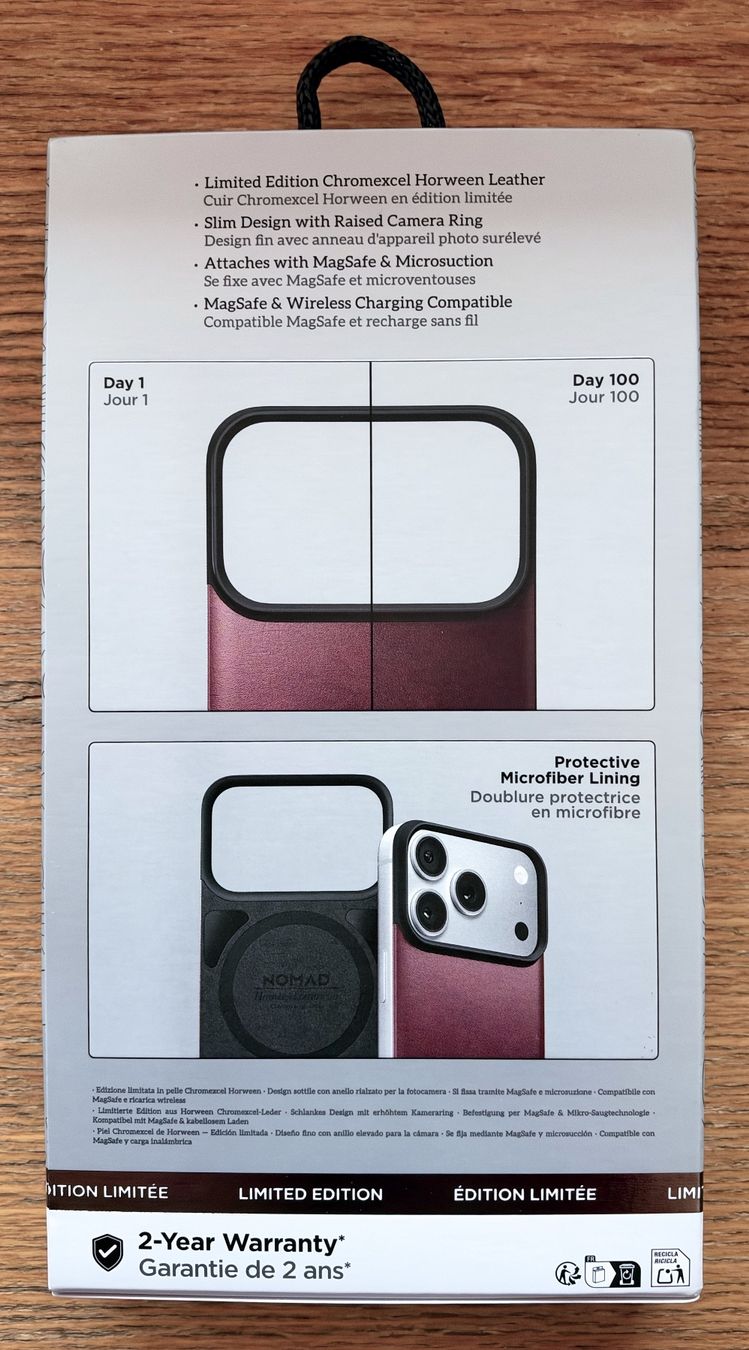 Apple Coques & Protection écran: Magnetic Leather Back - iPhone 17 Pro / 18 Pro – Neuf avec emballage d'origine à Belfaux par tmail 1