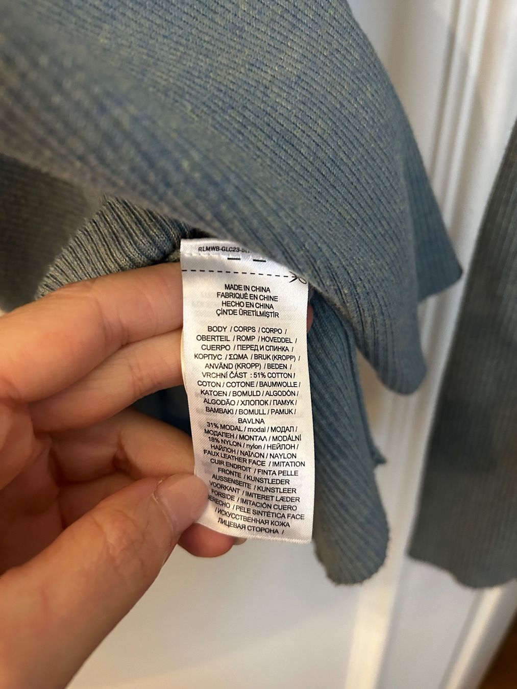 Ralph Lauren Maglioni & Felpe: Ralph Lauren Rollkragenpullover: Gr. L, blau/grün/beige – Difettoso da Basel venduto da Interstellar85 3