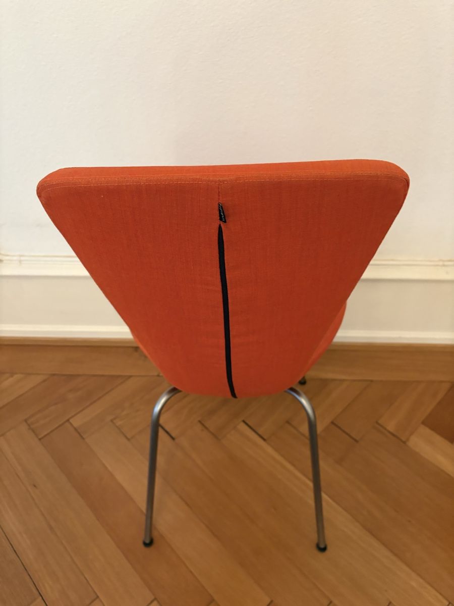 Sedie: 6 Kieser Stuhl, Orange, Designklassiker! – Nuovo (secondo la descrizione) da Basel venduto da parofrem2004 1