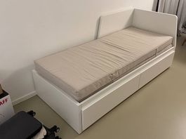 Tagesbett mit Bettkasten weiss 80x200cm sehr guter Zustand
