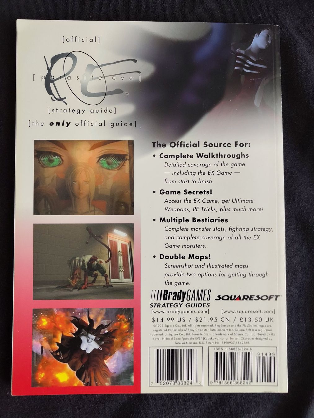 Giochi: Official Parasite Eve Strategy Guide – Usato da Schachen LU venduto da retrogamer 1