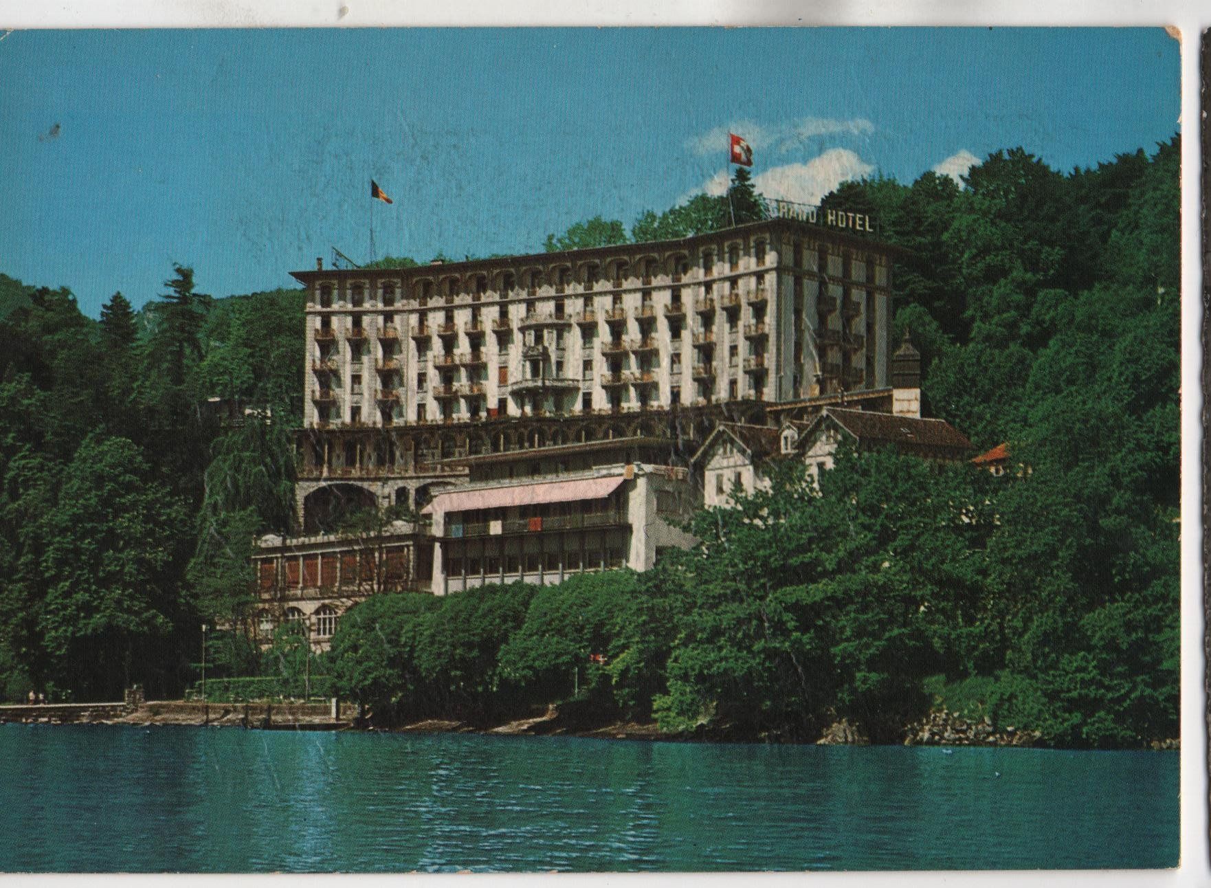 Cartoline postali: BRUNNEN Grand Hotel – Usato da Jona venduto da philajona