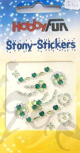 Aufkleber: Stony Stickers grün – Neu und originalverpackt aus Schlatt TG von kreativ-atelier