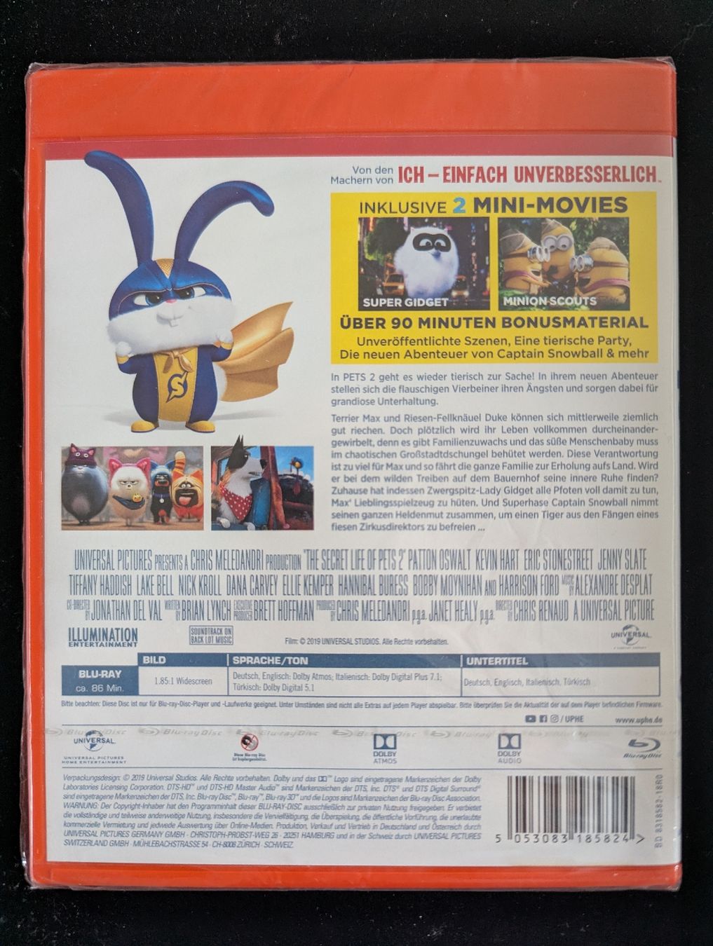 Tutti i DVDs: Pets 2 Blu-ray (NEU & OVP) – Nuovo e nell'imballaggio originale da Aarau venduto da usm_9pwk 1