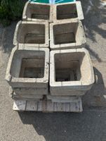 Beton Pflanzsteine für Stützmauer Garten, 24 Stk.