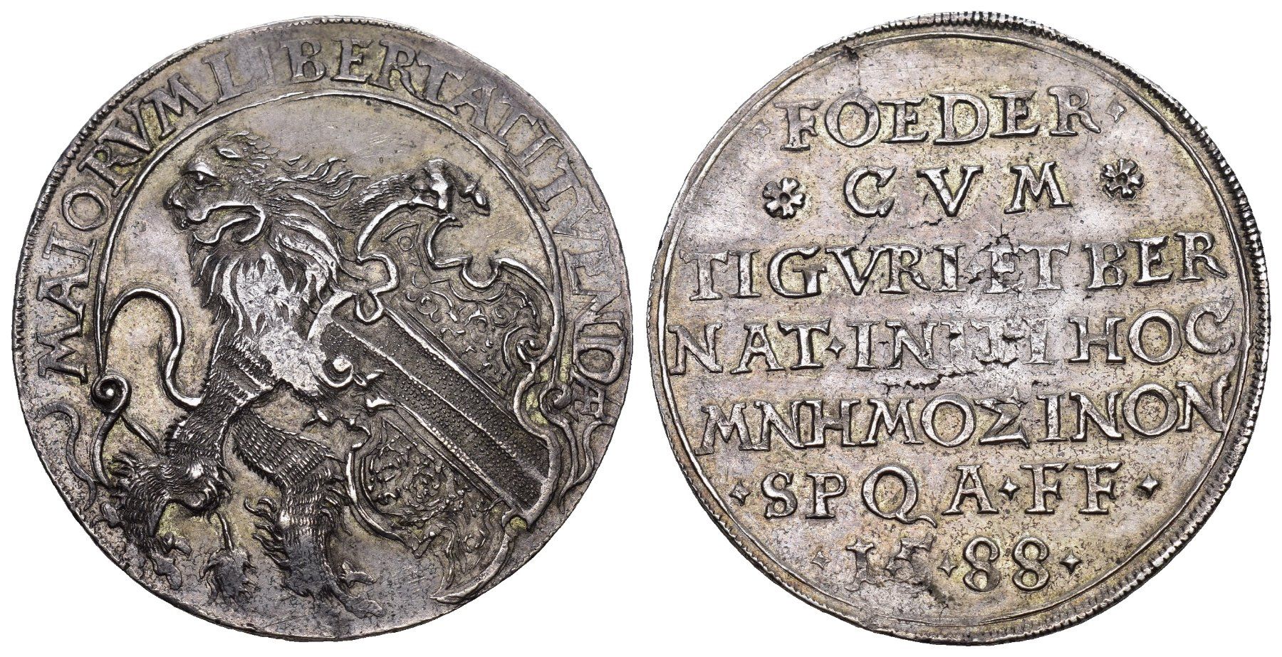 Tutti le monete: Zürich Bern Strassburg 1588 – Usato da Bern venduto da numismatictops